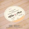 Wedding Sticker (MCS-011)