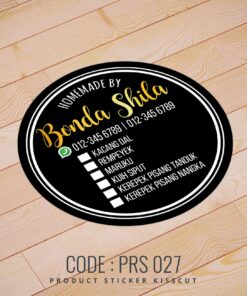 Food Sticker (PRS-027)