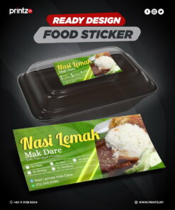 Food Sticker (50x100) 6 RD FS Kuih Nasi Lemak