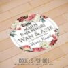 Wedding Sticker (S-PCP-001)