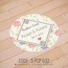 Wedding Sticker (S-PCP-032)