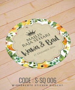 Wedding Sticker (S-SQ-006)