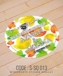 Wedding Sticker (S-SQ-013)