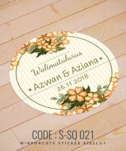 Wedding Sticker (S-SQ-021)
