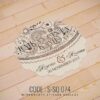 Wedding Sticker (S-SQ-074)