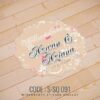 Wedding Sticker (S-SQ-091)