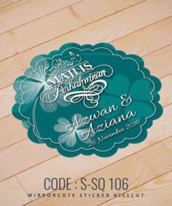 Wedding Sticker (S-SQ-106)