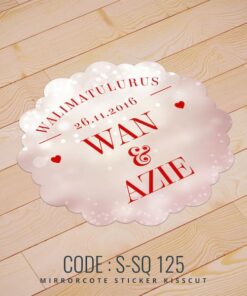 Wedding Sticker (S-SQ-125)