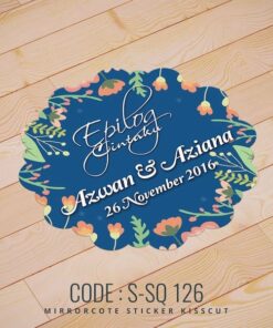 Wedding Sticker (S-SQ-126)