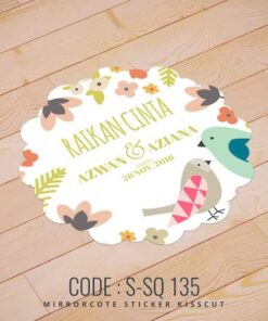 Wedding Sticker (S-SQ-135)