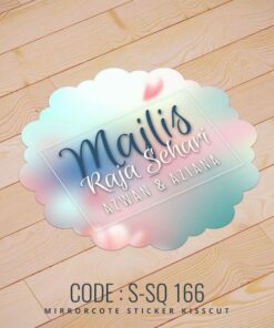 Wedding Sticker (S-SQ-166)