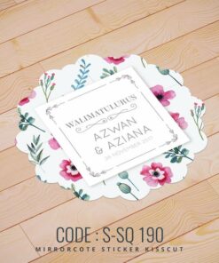 Wedding Sticker (S-SQ-190)