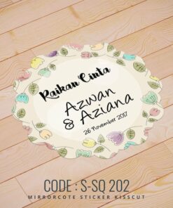Wedding Sticker (S-SQ-202)