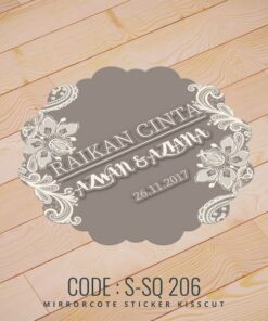 Wedding Sticker (S-SQ-206)