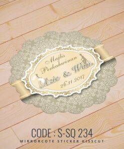 Wedding Sticker (S-SQ-234)