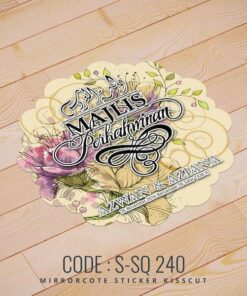 Wedding Sticker (S-SQ-240)