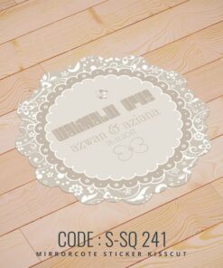Wedding Sticker (S-SQ-241)