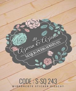 Wedding Sticker (S-SQ-243)