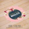 Wedding Sticker (S-SQ-250)