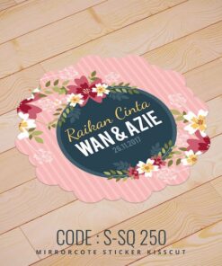 Wedding Sticker (S-SQ-250)