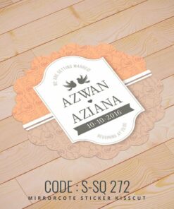Wedding Sticker (S-SQ-272)
