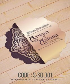 Wedding Sticker (S-SQ-301)