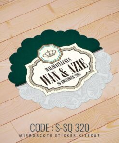 Wedding Sticker (S-SQ-320)