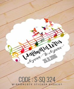 Wedding Sticker (S-SQ-324)