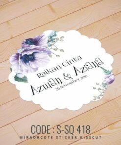 Wedding Sticker (S-SQ-418)