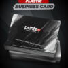 business card plastic