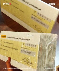 Alternative view of Mockup Cheque
