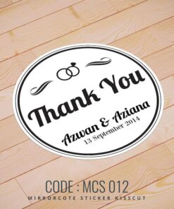 Wedding Sticker (MCS-012)