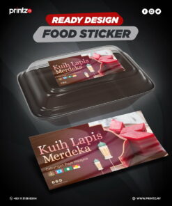 Alternative view of Food Sticker (50x100)