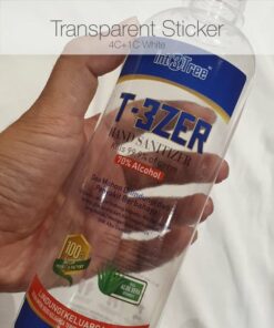 sticker transparent white