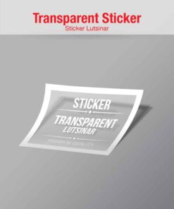 transparent sticker