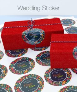 Alternative view of Wedding Sticker (Ready Design)