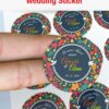 Wedding Sticker (Ready Design)