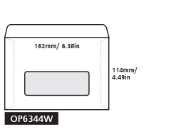 Envelope - 4½ x 6⅜ - OP6344W