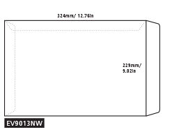 Envelope - 12½ x 9 - EV9013NW