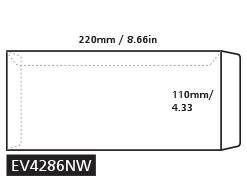 Envelope - 4¼ x 8½ - EV4286NW