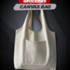 groceries canvas bag