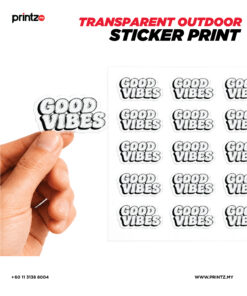 Alternative view of Transparent (Outdoor) Sticker Print