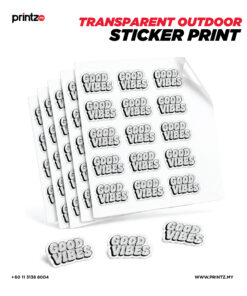 Transparent (Outdoor) Sticker Print