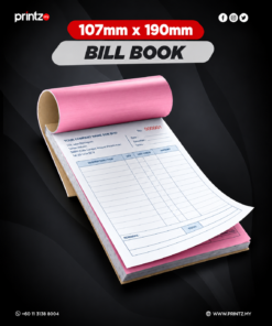 Billbook - 107mm x 190mm