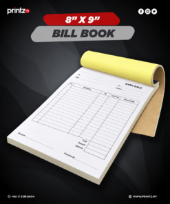 8x9 Billbook