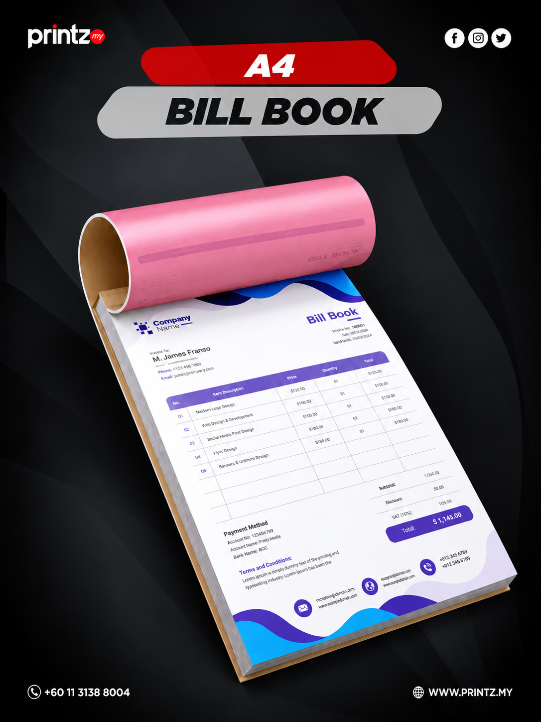 A4 Billbook 3 A4 Billbook